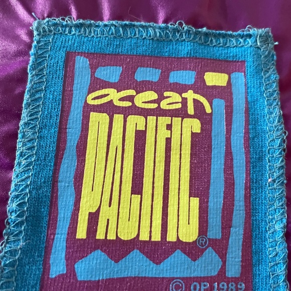 50% off sale 💜💜💜 Vintage 1989 Ocean pacific 0P windbreaker jacket - Picture 8 of 9